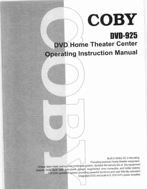 COBY electronic Stereo System DVD-925-page_pdf